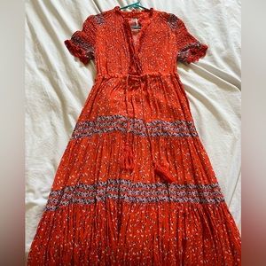 Free People rare feeling maxi dress size XS